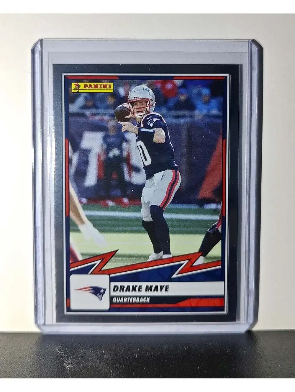 Drake Maye 2025 Panini NFL #35 Foil Sticker Card New England Patriots
